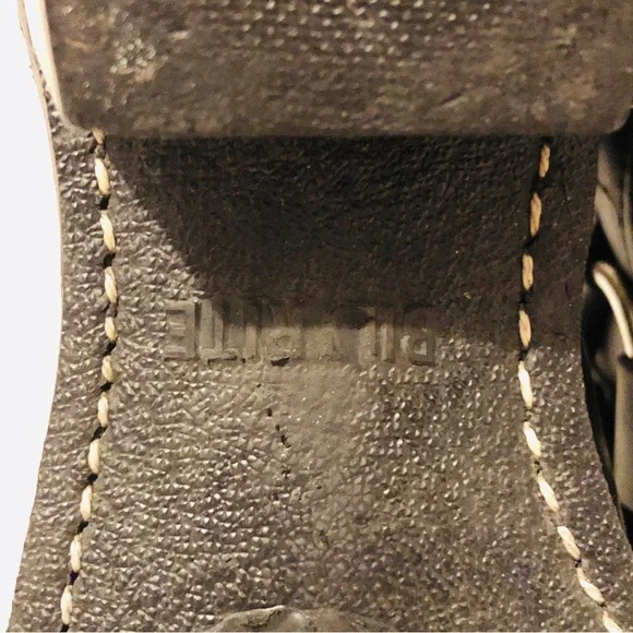 Black Frye Biltrite Boots size 6 1/2 square toe with silver buckle. - Picture 11 of 12